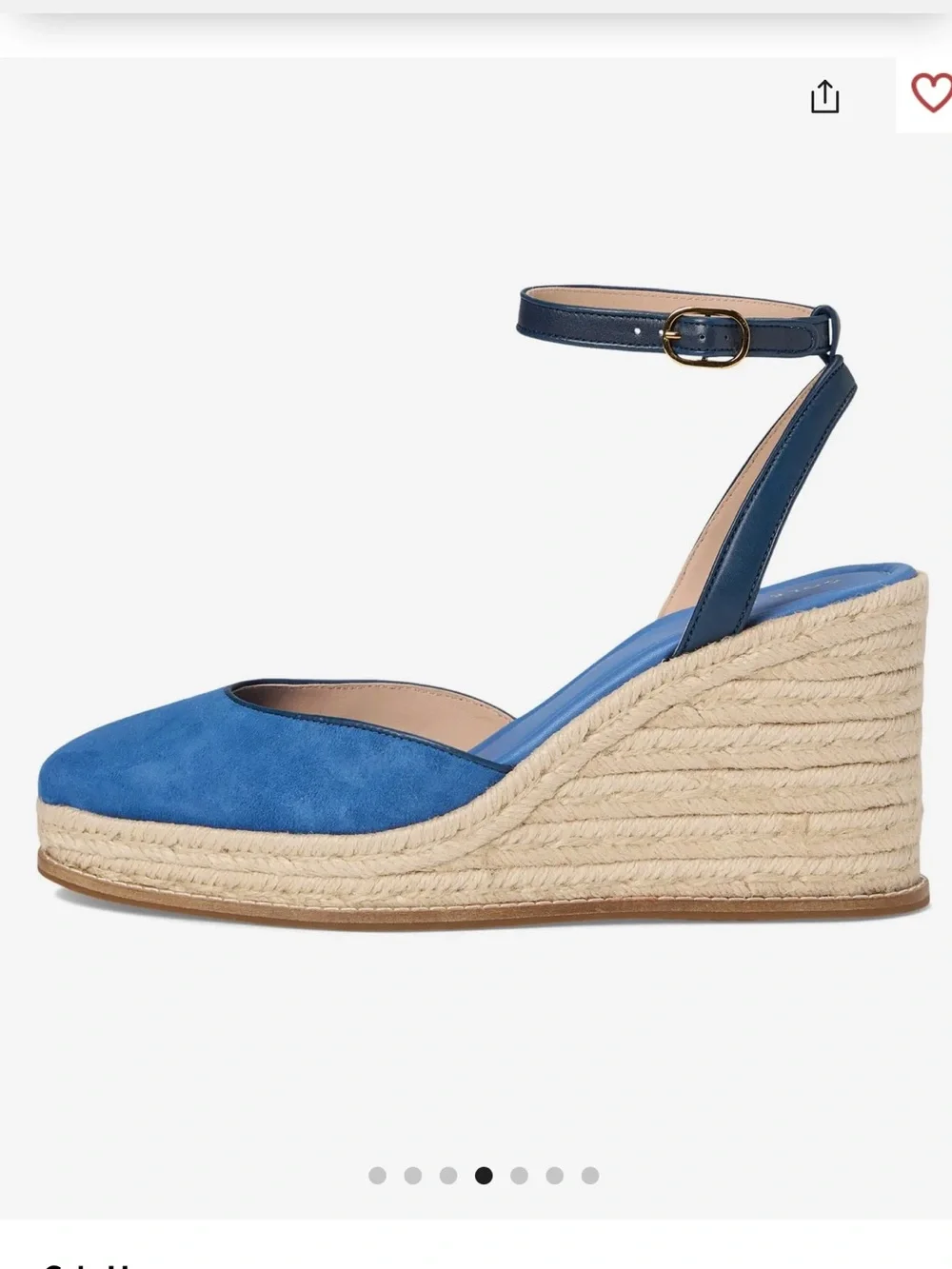 🇺🇸FLASH SALE ! Cole Hann 🔥 Spandrille Suede Kyra cloudfeel wedge sandals